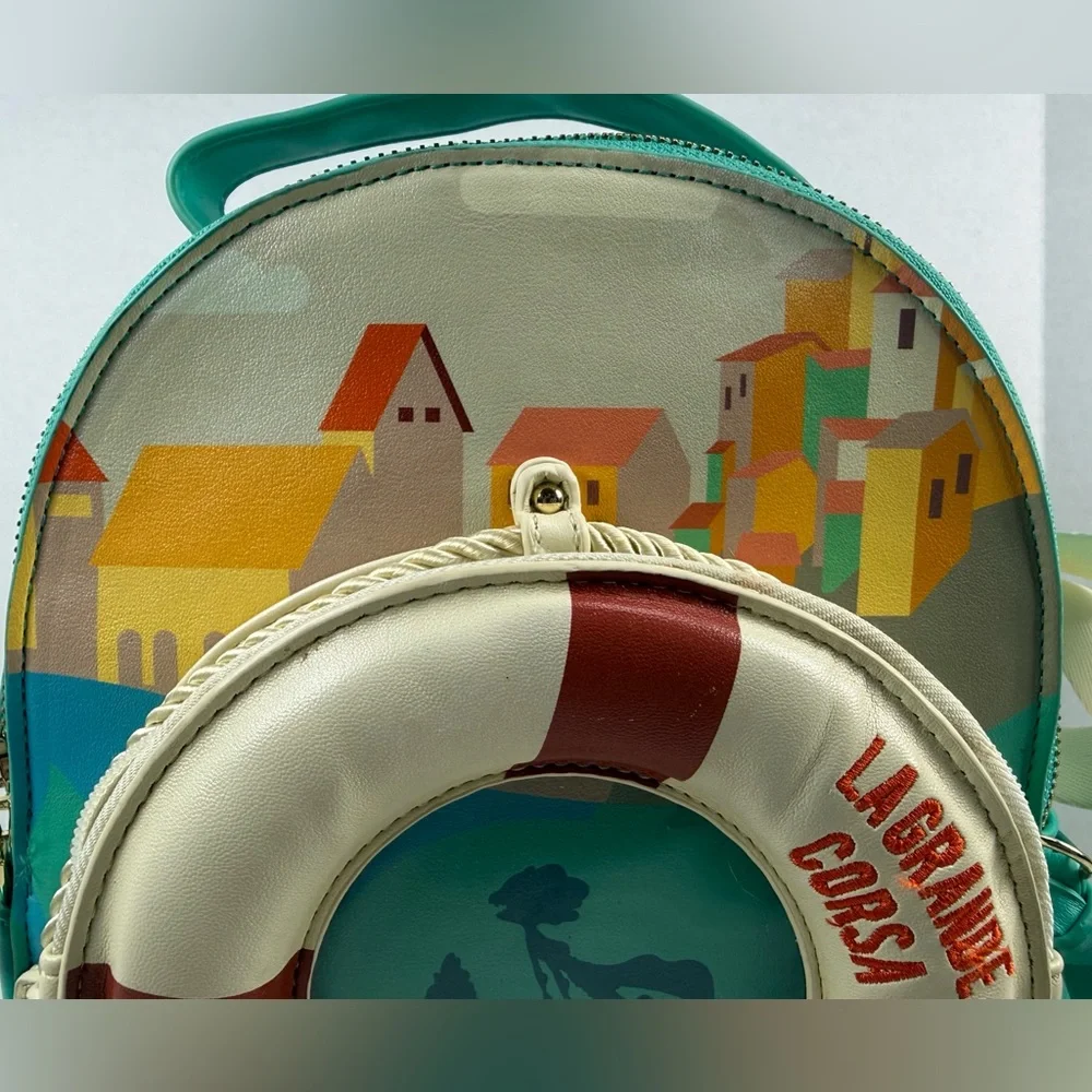 Danielle Nicole Disney Pixar Luca Porto Rosso Lifesaver Mini Backpack -Exclusive - Picture 6 of 12